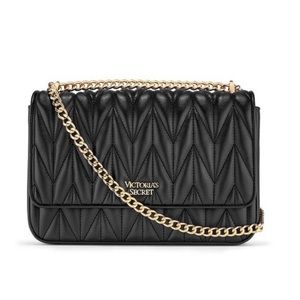 Victoria Secret Chevron Quilt Bond Street Shoulder Bag